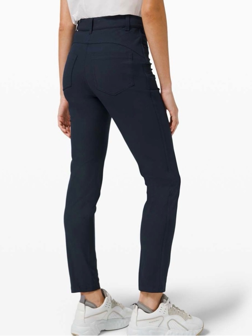 Lululemon City Sleek 5 Pocket Pant 30" True Navy Blue Warpstreme Women’s 6 - Picture 2 of 13